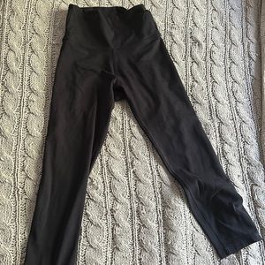 Black high waisted leggings